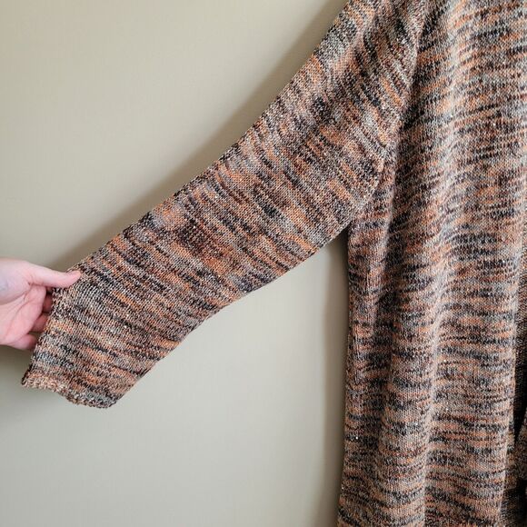 Catherines Womens Cardigan Sweater Plus Size 4X Long Line Knit Sequins Sparkle - Picture 5 of 10